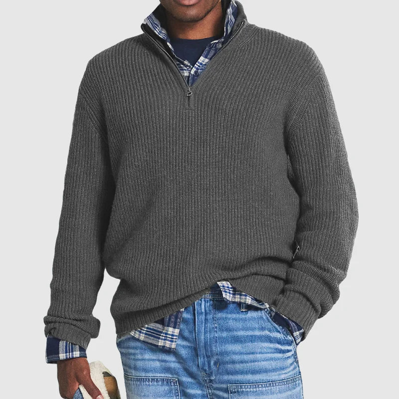 Rupert - Cashmere Zipper Sweater