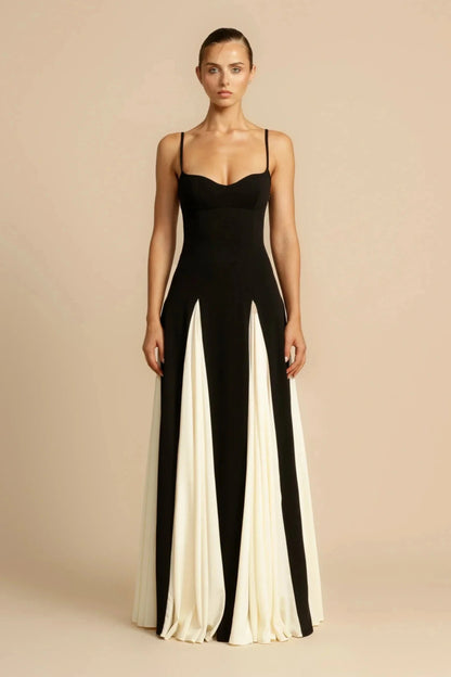 Catalina - Two-Tone Maxi Dress