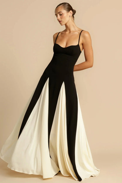 Catalina - Two-Tone Maxi Dress