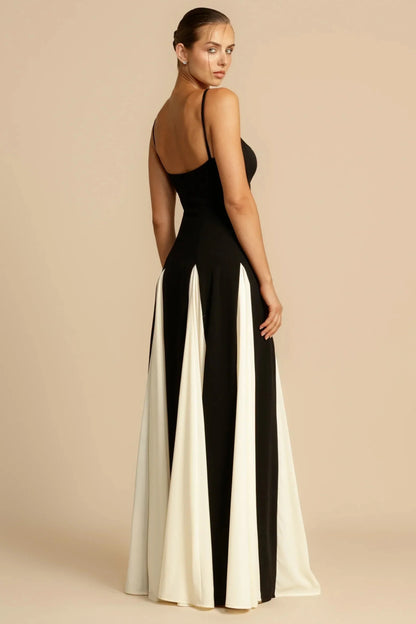 Catalina - Two-Tone Maxi Dress