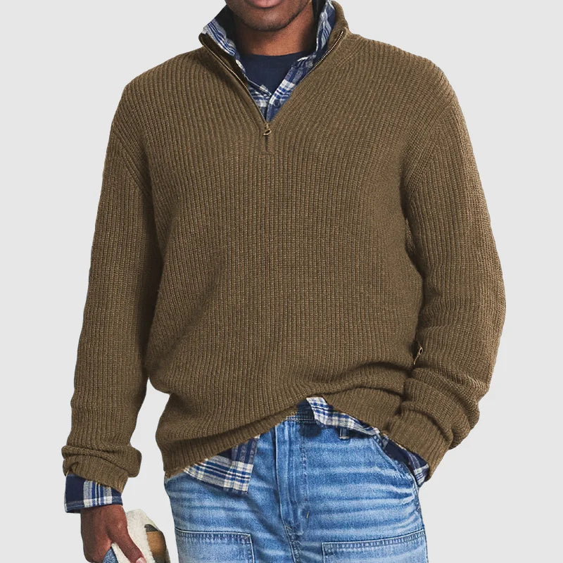 Rupert - Cashmere Zipper Sweater