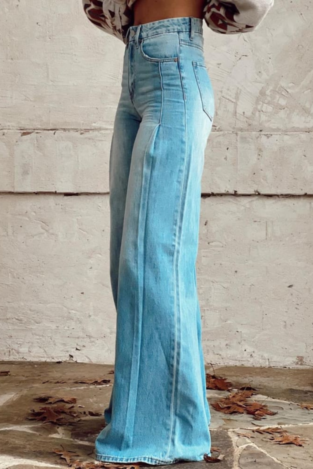 Estela - Wide-Leg Design Jeans