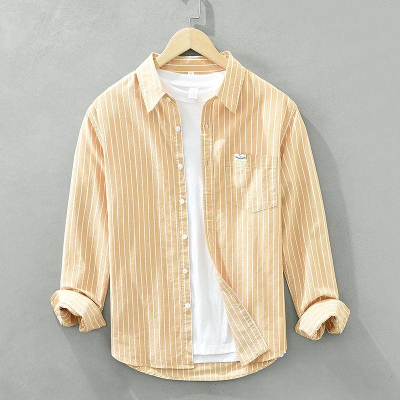 Wilfred - Striped Linen Button-Up