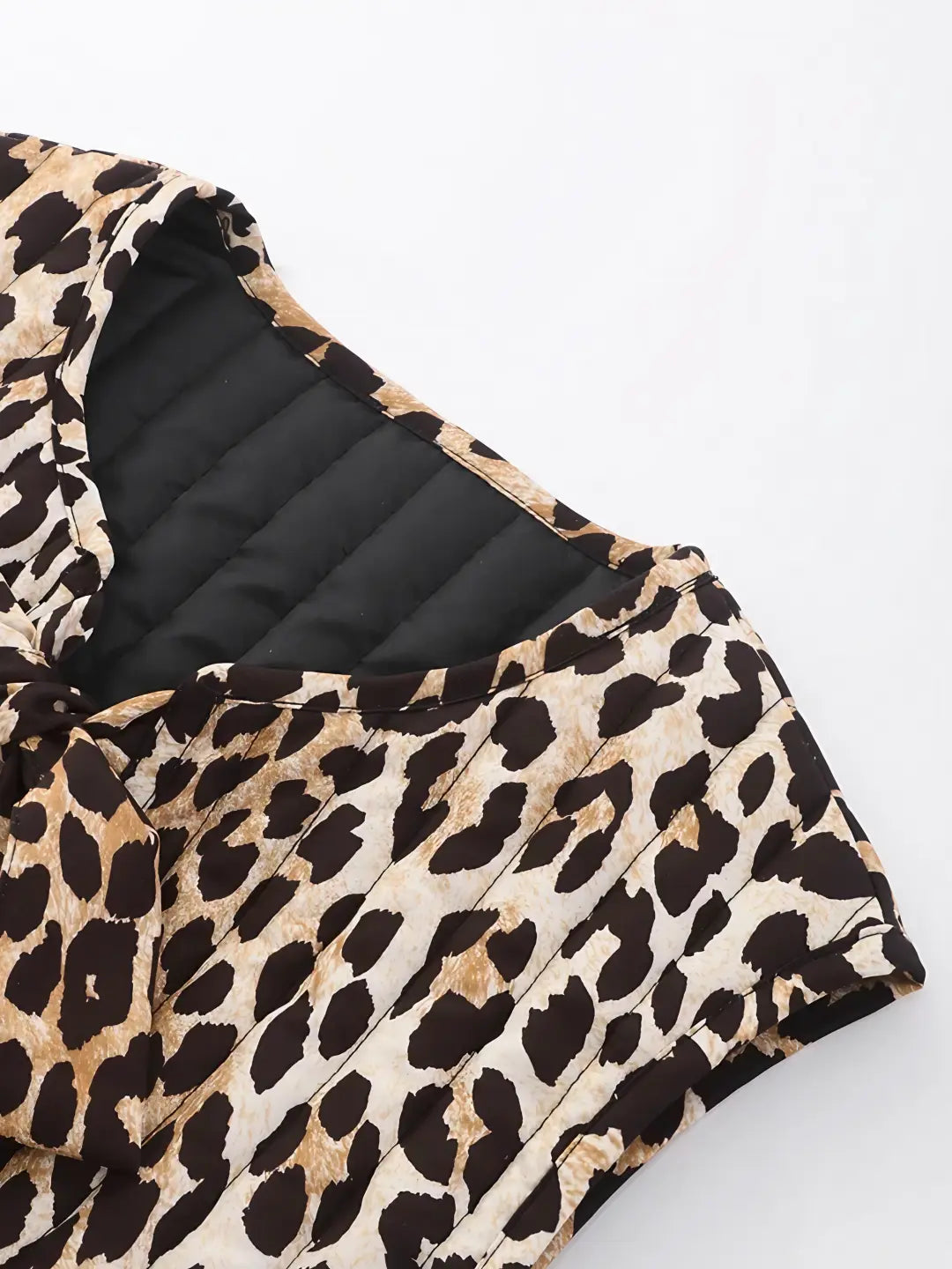 Svetlina - Leopard Tie-Front Vest