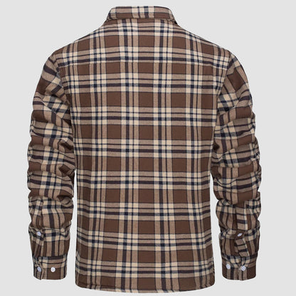 Hoyland - Sherpa-Lined Flannel Shirt