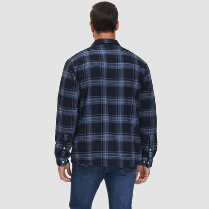 Hoyland - Sherpa-Lined Flannel Shirt