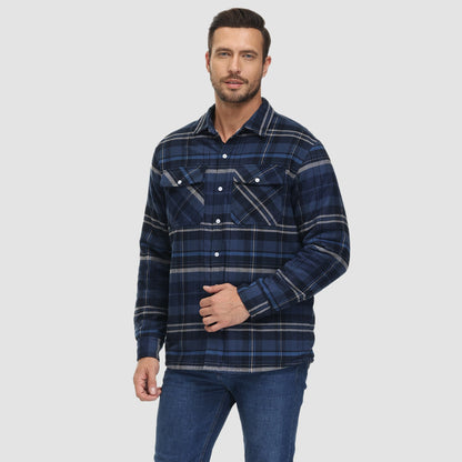 Hoyland - Sherpa-Lined Flannel Shirt