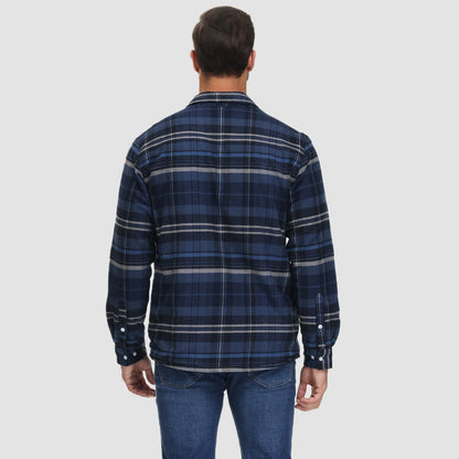 Hoyland - Sherpa-Lined Flannel Shirt