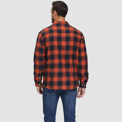 Hoyland - Sherpa-Lined Flannel Shirt