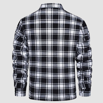 Hoyland - Sherpa-Lined Flannel Shirt