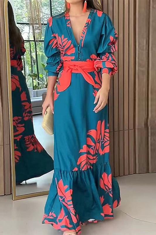 Yara - Bold Coral Floral Prints