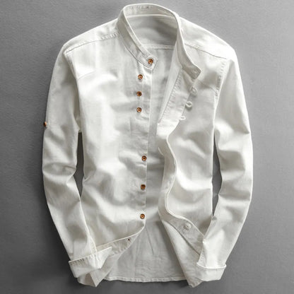 Rowan - Mandarin Collar Shirt