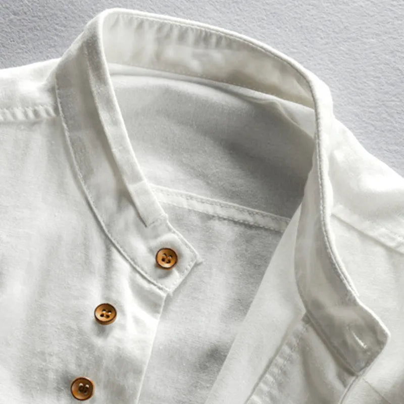 Rowan - Mandarin Collar Shirt