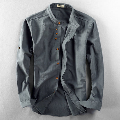 Rowan - Mandarin Collar Shirt