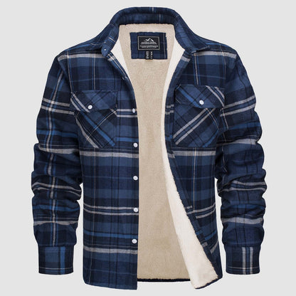 Hoyland - Sherpa-Lined Flannel Shirt