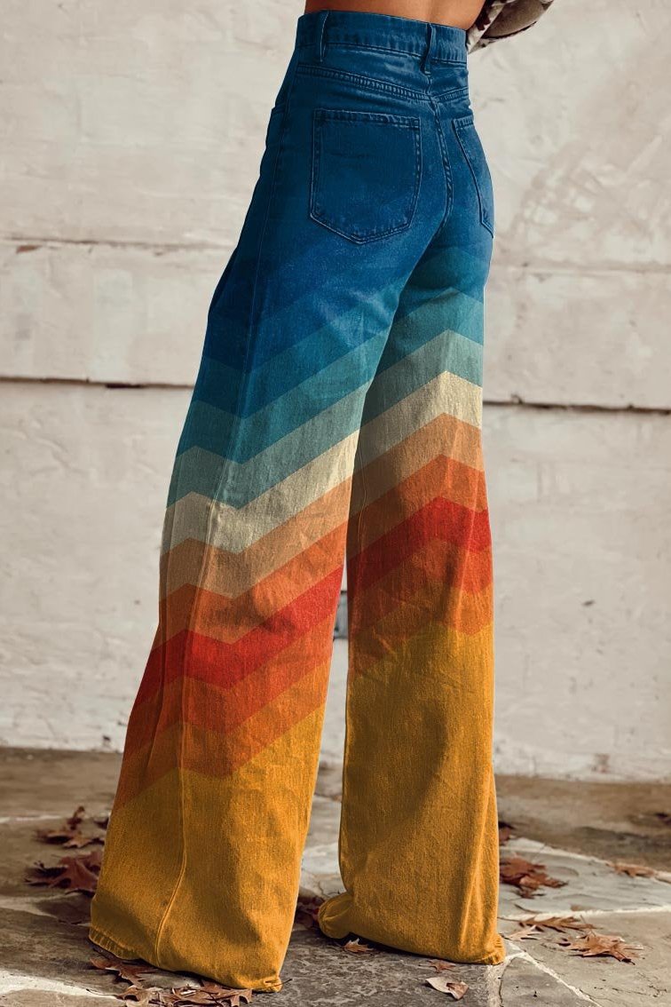 Teresa - Vintage-inspired Style Wide-Leg Pants